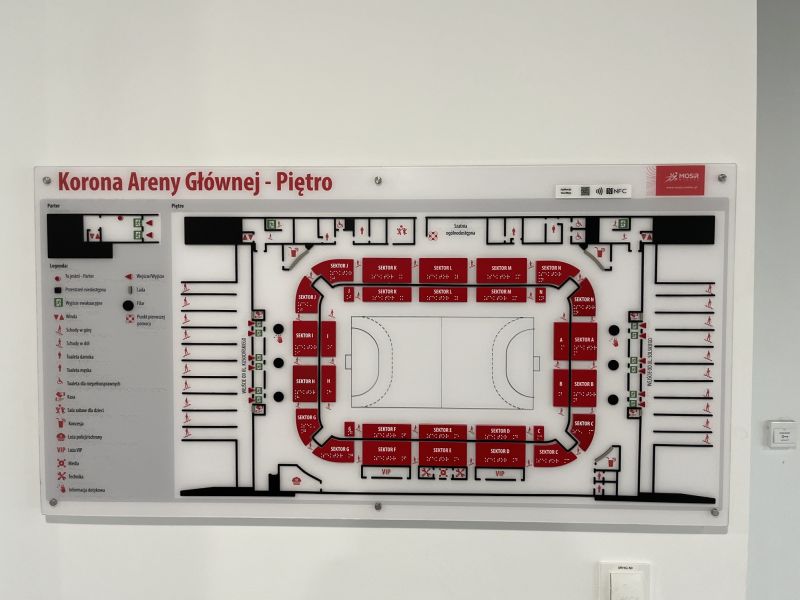 Tyflograficzny plan piętra Tyflograficzny plan piętra