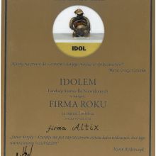 IDOL I miejsce w kategorii „Firma Roku”