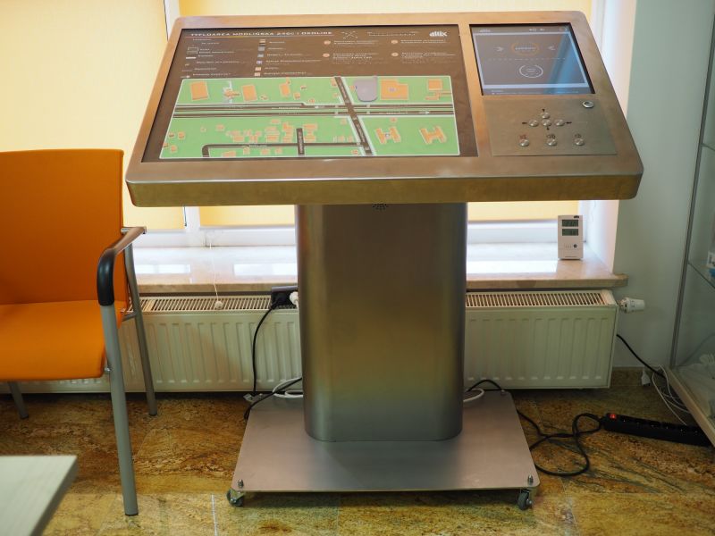 Udźwiękowiony, multimedialny, tyflograficzny terminal informacyjny okolic siedziby centrali Altixu Udźwiękowiony, multimedialny, tyflograficzny terminal informacyjny okolic siedziby centrali Altixu