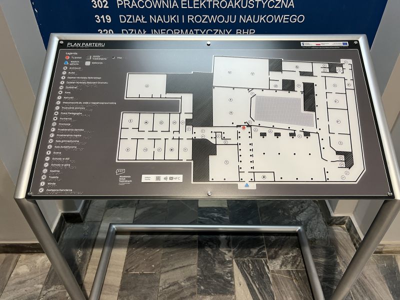 Dotykowy plan informacyjny  Dotykowy plan informacyjny