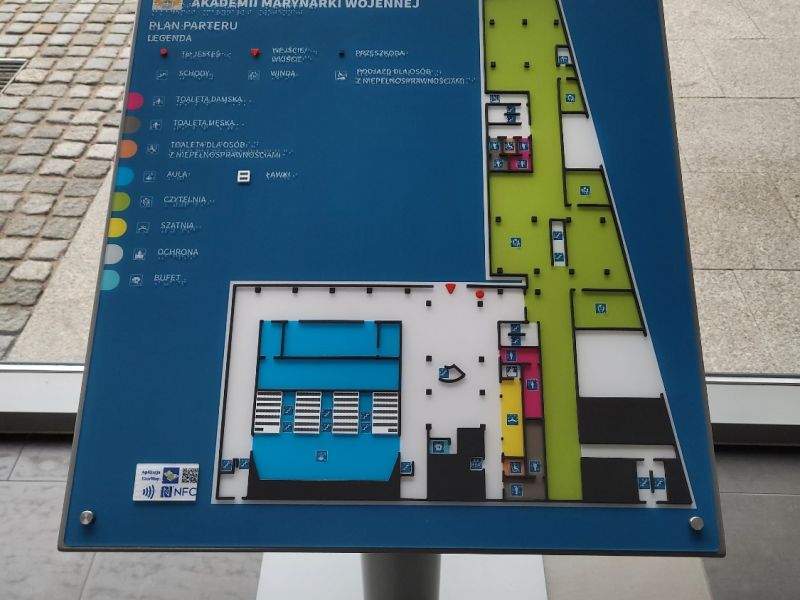 Dotykowy plan informacyjny  Dotykowy plan informacyjny