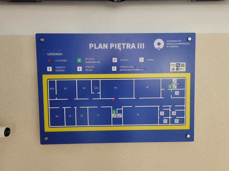 Dotykowy plan informacyjny  Dotykowy plan informacyjny
