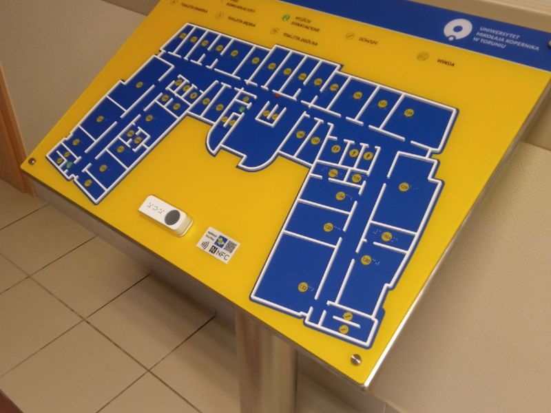 Dotykowy plan informacyjny  Dotykowy plan informacyjny