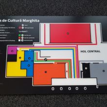 Dotykowy plan  Domu Kultury Marghita (Casa de Cultura Marghita) w Rumunii