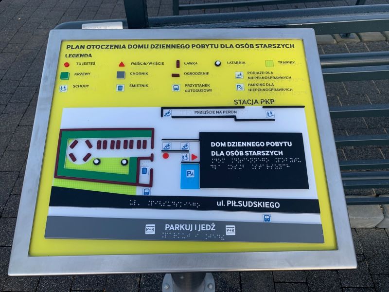 Plan budynku Domu Dziennego Pobytu dla Osób Starszych w Libiążu Plan budynku Domu Dziennego Pobytu dla Osób Starszych w Libiążu