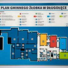 Dotykowy plan informacyjny Gminnego Żłobka w Długołęce