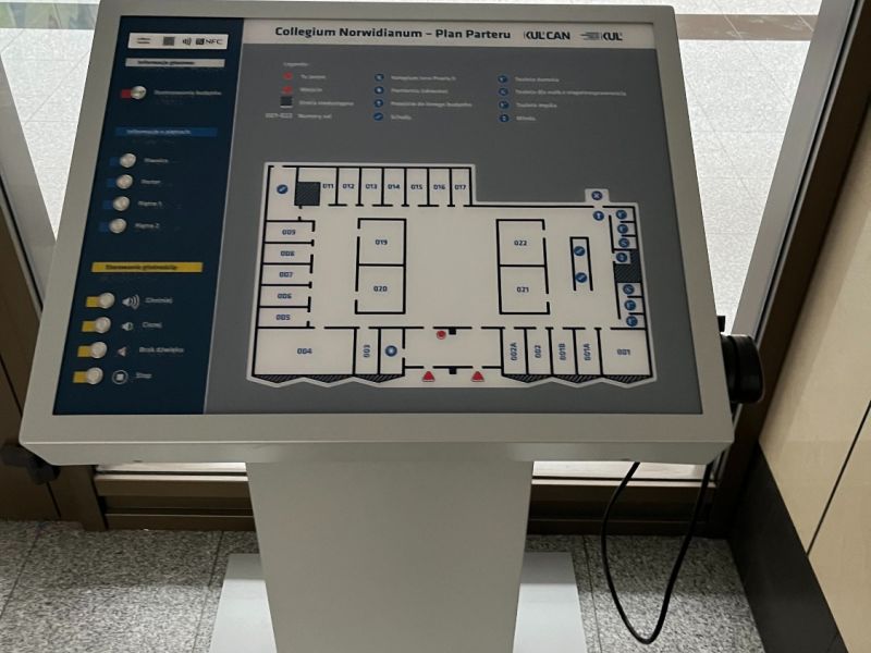 Udźwiękowiony plan Collegium Norvidianum KUL Udźwiękowiony plan Collegium Norvidianum KUL