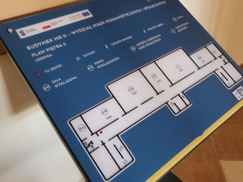 Dotykowy plan informacyjny ze znacznikami YourWay Beacon i NFC  Dotykowy plan informacyjny ze znacznikami YourWay Beacon i NFC