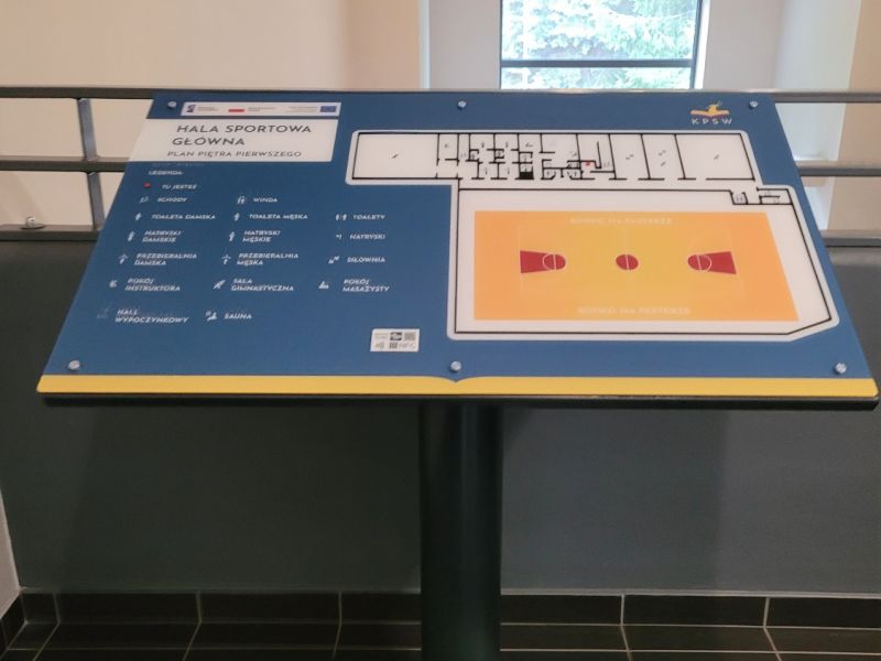 Dotykowy plan informacyjny ze znacznikami YourWay Beacon i NFC  Dotykowy plan informacyjny ze znacznikami YourWay Beacon i NFC