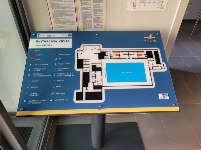 Dotykowy plan informacyjny ze znacznikami YourWay Beacon i NFC  Dotykowy plan informacyjny ze znacznikami YourWay Beacon i NFC