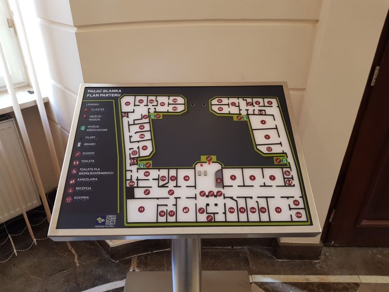 Dotykowy plan informacyjny Ministerstwa Sportu w Warszawie Dotykowy plan informacyjny Ministerstwa Sportu w Warszawie