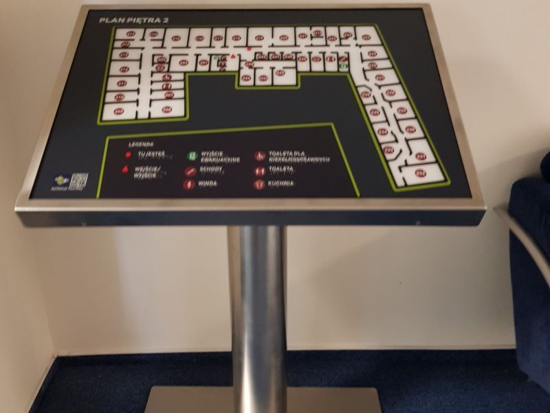 Dotykowy plan informacyjny Ministerstwa Sportu w Warszawie Dotykowy plan informacyjny Ministerstwa Sportu w Warszawie