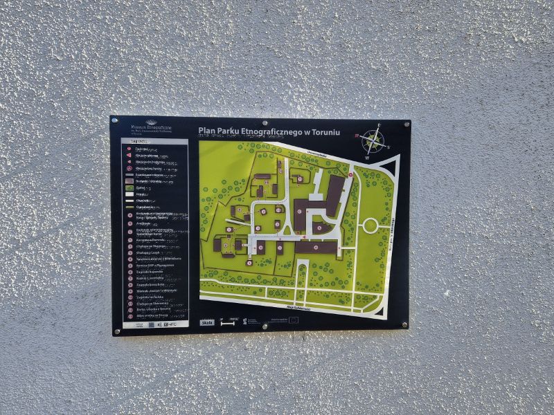 Dotykowy plan informacyjny Parku Etnograficznego Dotykowy plan informacyjny Parku Etnograficznego