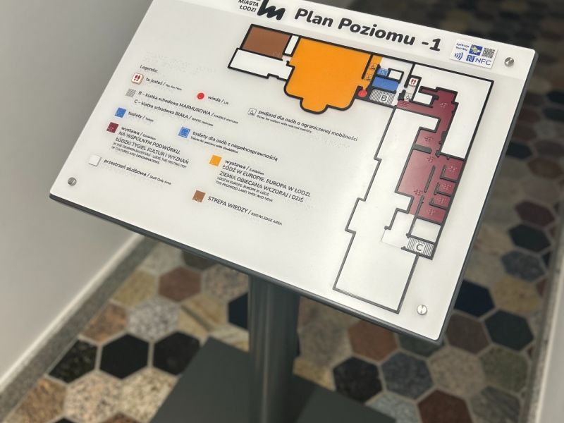 Tyflograficzny plan informacyjny  Tyflograficzny plan informacyjny