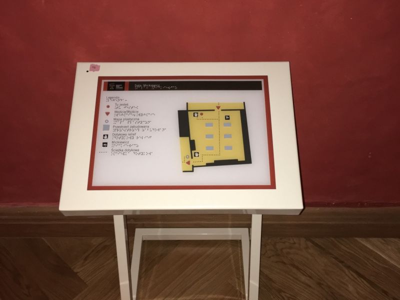 dotykowy plan informacyjny dotykowy plan informacyjny
