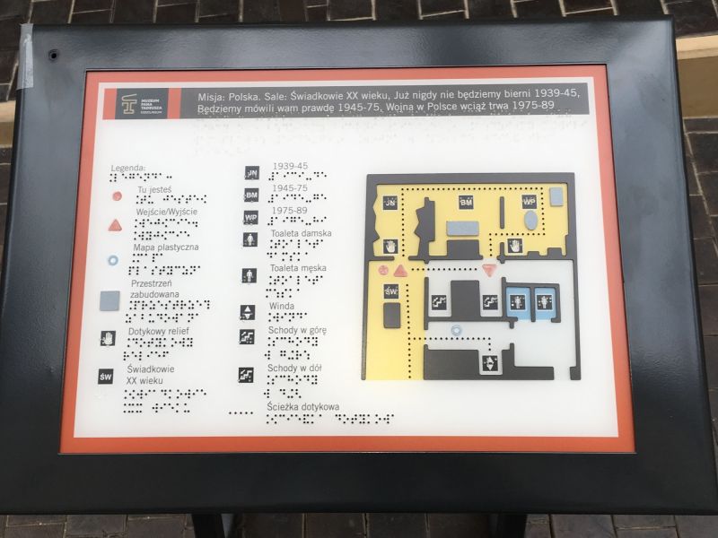 Dotykowy, udźwiękowiony plan informacyjny Dotykowy, udźwiękowiony plan informacyjny