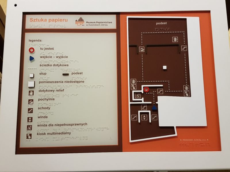 Dotykowy plan informacyjny  Dotykowy plan informacyjny