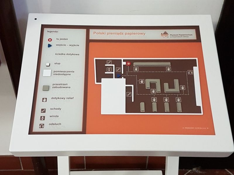 Udźwiękowiony, dotykowy plan informacyjny Udźwiękowiony, dotykowy plan informacyjny