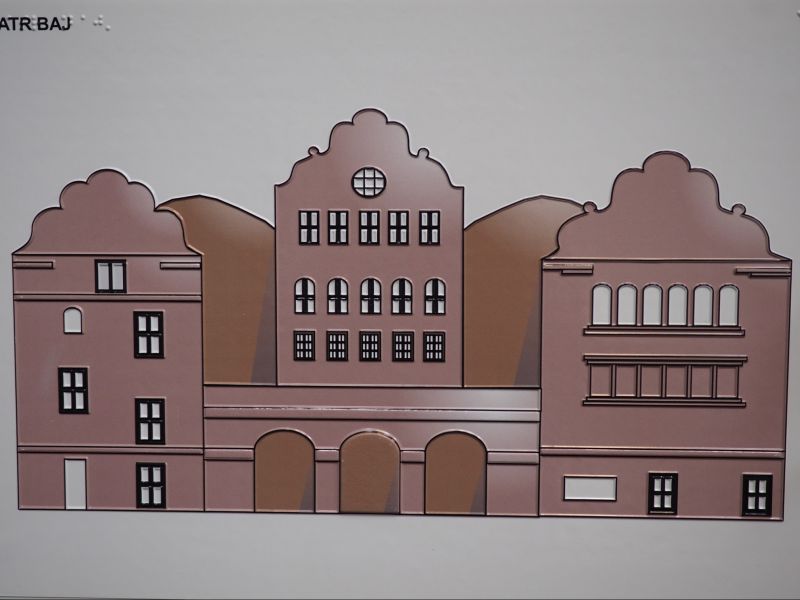 Termoformowana grafika dotykowa teatru baj Termoformowana grafika dotykowa teatru baj