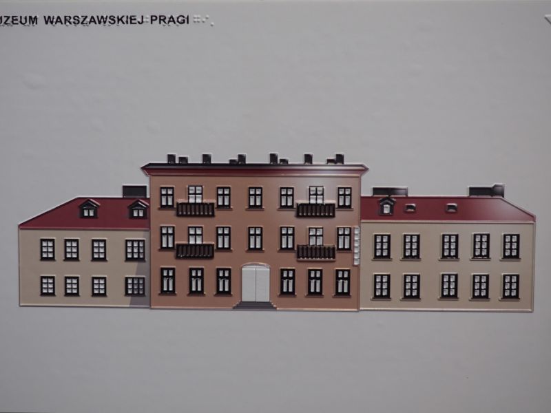 Termoformowana grafika dotykowa muzeum warszawskiej Pragi Termoformowana grafika dotykowa muzeum warszawskiej Pragi