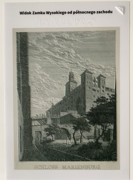 Termoformowana grafika Zamku Wysokiego Termoformowana grafika Zamku Wysokiego