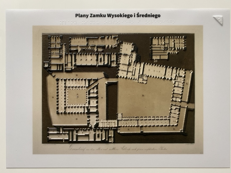 Termoformowane plany Zamków Wysokiego i Średniego Termoformowane plany Zamków Wysokiego i Średniego