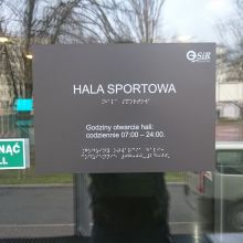 informacyjna tabliczka brajlowska