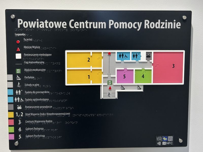 Tyflograficzny plan informacyjny Tyflograficzny plan informacyjny
