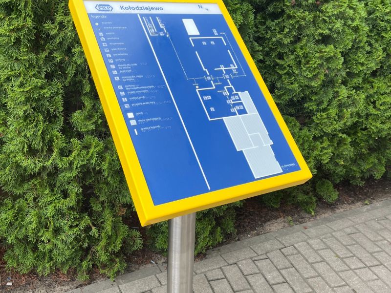 Tyflograficzny plan informacyjny  Tyflograficzny plan informacyjny