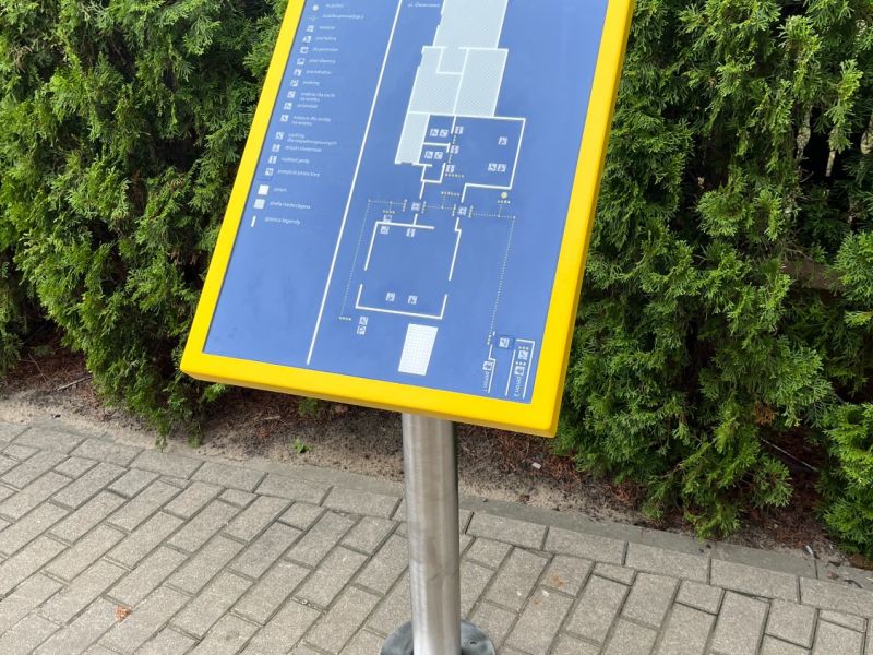 Tyflograficzny plan informacyjny  Tyflograficzny plan informacyjny