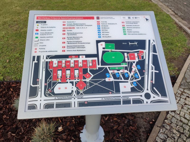 Dotykowy plan informacyjny Dotykowy plan informacyjny