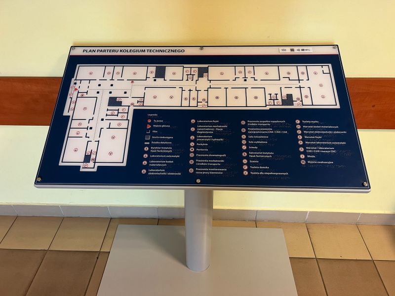 Dotykowy plan informacyjny  Dotykowy plan informacyjny