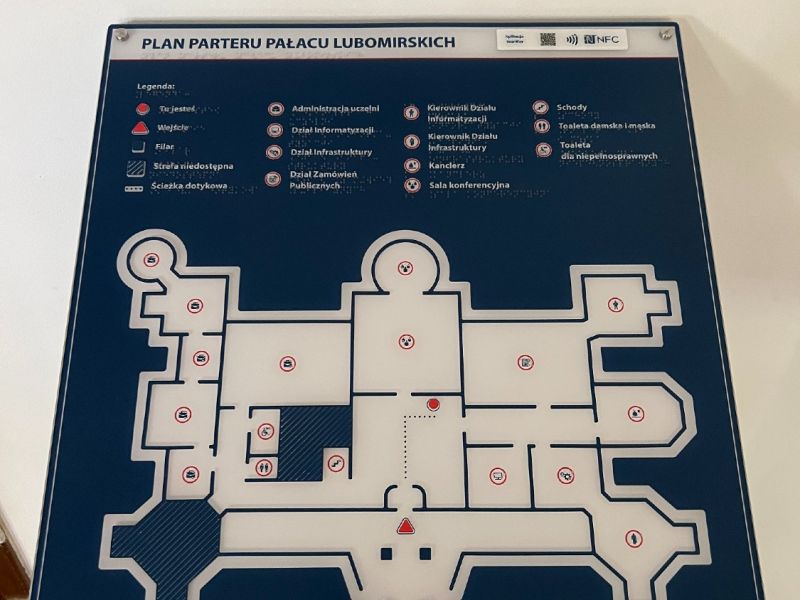 Dotykowy plan informacyjny  Dotykowy plan informacyjny