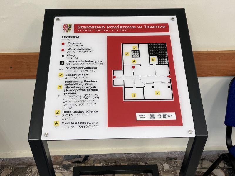 Tyflograficzny plan informacyjny Tyflograficzny plan informacyjny