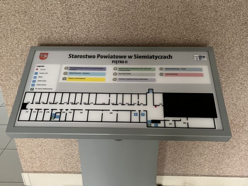 Udźwiękowiony, informacyjny plan tyflograficzny Udźwiękowiony, informacyjny plan tyflograficzny