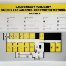 Dotykowy plan informacyjny wnętrza