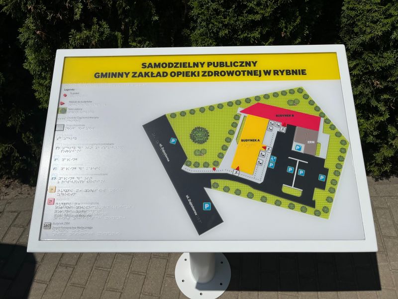 Dotykowy plan informacyjny  Dotykowy plan informacyjny