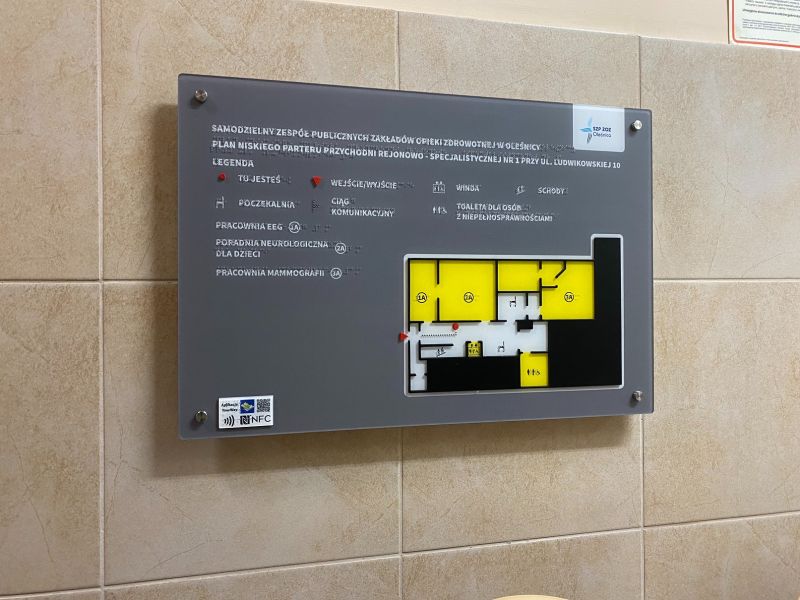 Dotykowy plan informacyjny  Dotykowy plan informacyjny