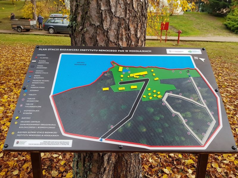 dotykowy plan informacyjny stacji badawczej  dotykowy plan informacyjny stacji badawczej