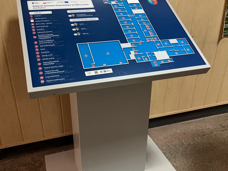 Udźwiękowiony, dotykowy plan informacyjny  Udźwiękowiony, dotykowy plan informacyjny