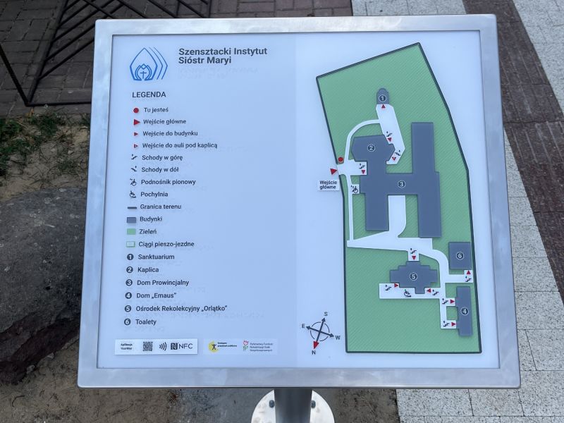 Tyflograficzny plan informacyjny  Tyflograficzny plan informacyjny