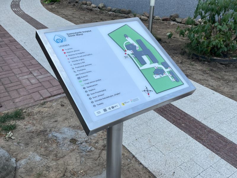 Tyflograficzny plan informacyjny  Tyflograficzny plan informacyjny