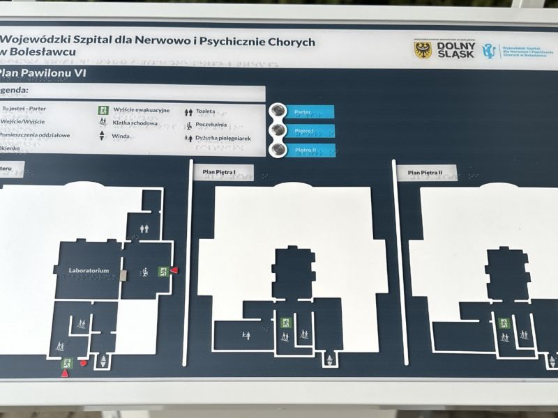 Udźwiękowiony, tyflograficzny plan informacyjny ze znacznikiem NFC Udźwiękowiony, tyflograficzny plan informacyjny ze znacznikiem NFC