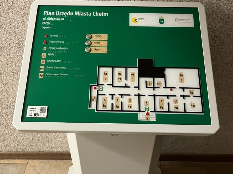 Udźwiękowiony, tyflograficzny plan informacyjny Udźwiękowiony, tyflograficzny plan informacyjny