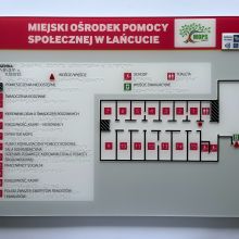 Dotykowy plan informacyjny MOPS w Łańcucie