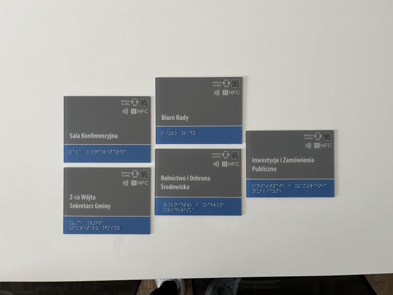 Tabliczki informacyjne na drzwi Tabliczki informacyjne na drzwi