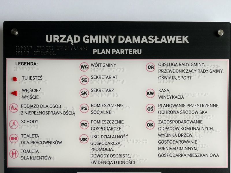 Dotykowy plan informacyjny Urzędu Gminy Damasławek  Dotykowy plan informacyjny Urzędu Gminy Damasławek