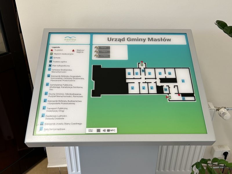 Udźwiękowiony, tyflograficzny plan informacyjny  Udźwiękowiony, tyflograficzny plan informacyjny