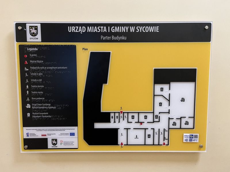 Tyflograficzny plan informacyjny Tyflograficzny plan informacyjny