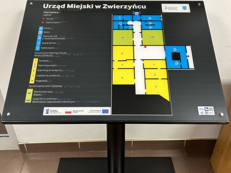 Dotykowy plan informacyjny  Dotykowy plan informacyjny